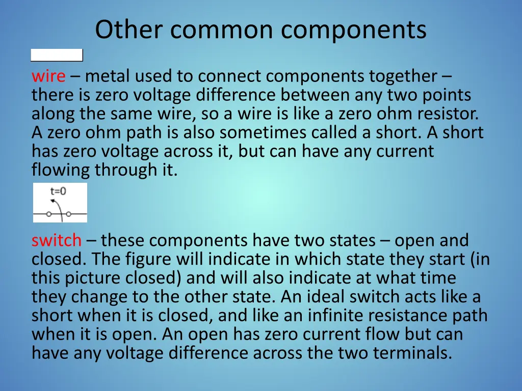 other common components