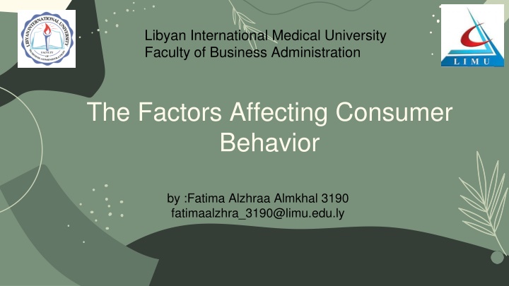 libyan international medical university faculty