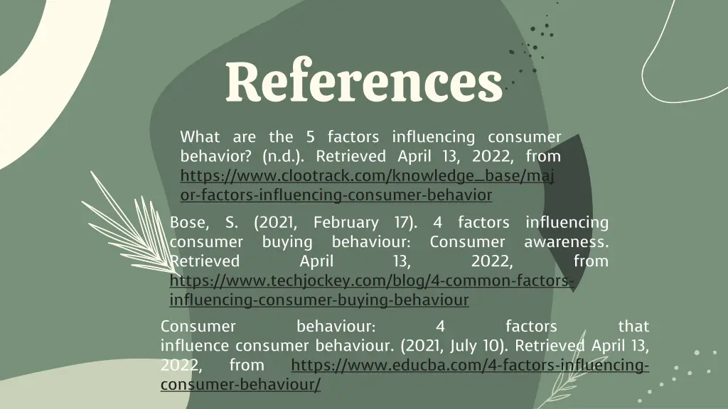 references