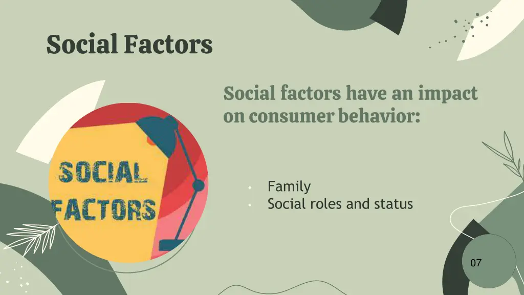 social factors