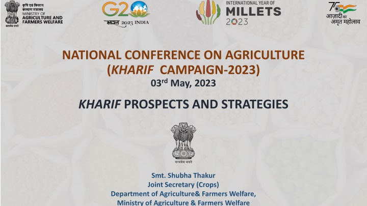 national conference on agriculture kharif