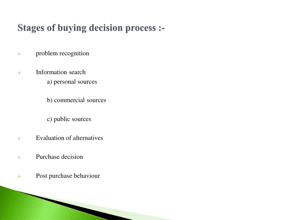 problem recognition