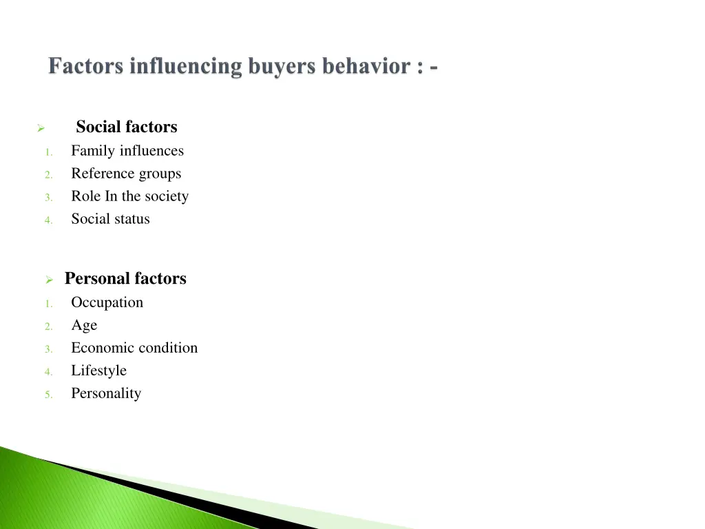 social factors family influences reference groups