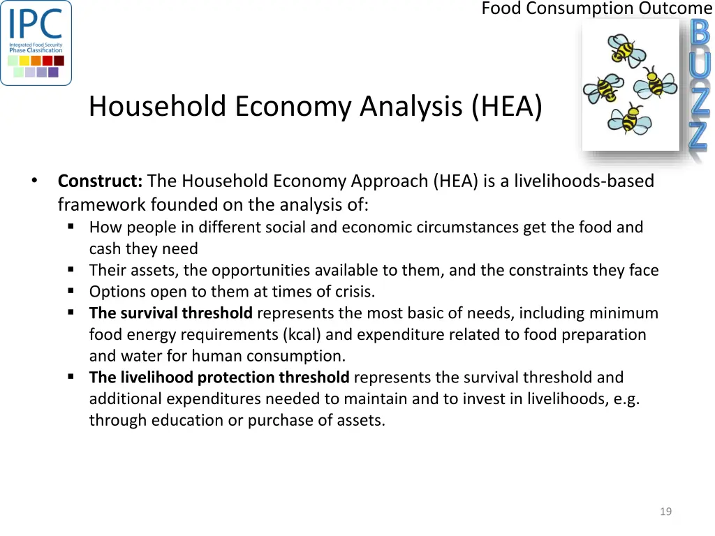 food consumption outcome 5