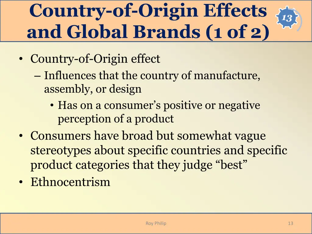 country of origin effects and global brands 1 of 2