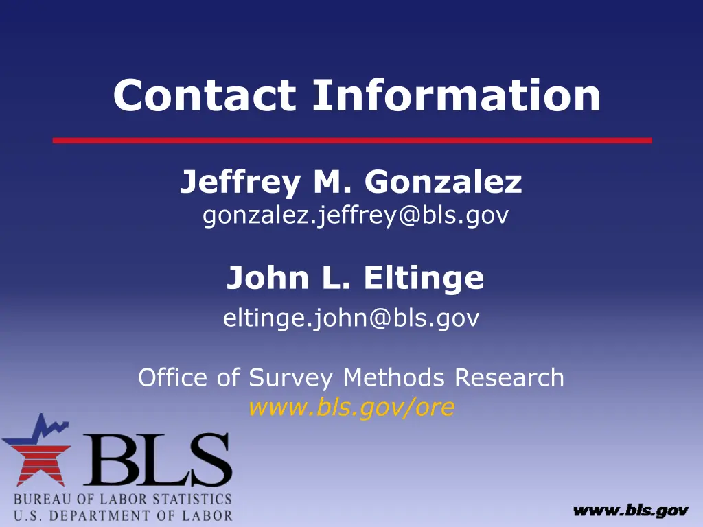 contact information