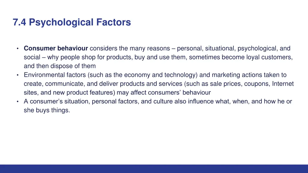 7 4 psychological factors