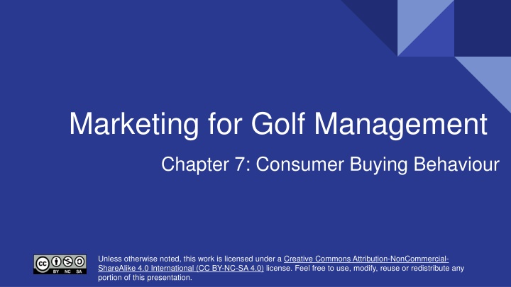 marketing for golf management