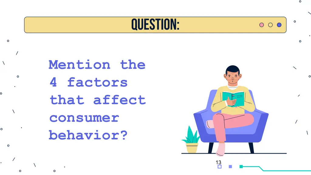 mention the 4 factors that affect consumer