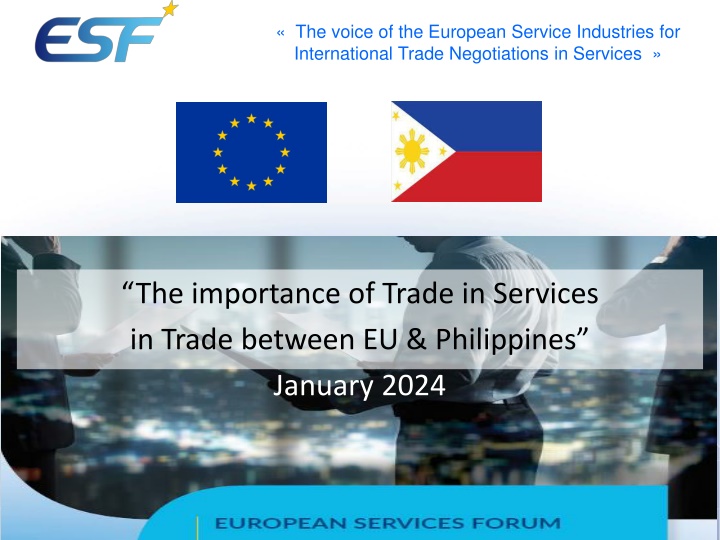 the voice of the european service industries