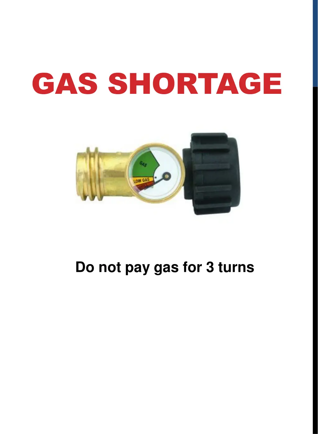 gas shortage