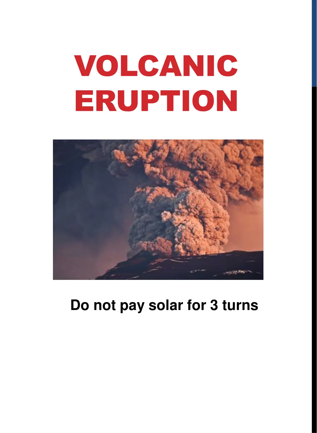 volcanic eruption
