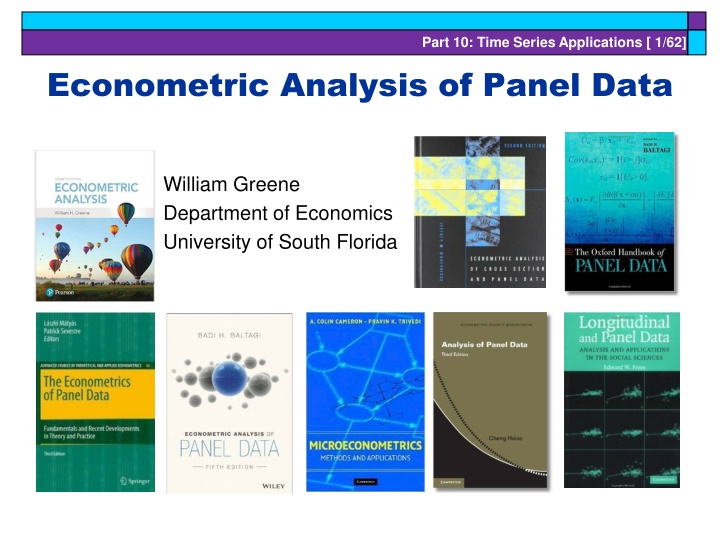part 10 time series applications 1 62