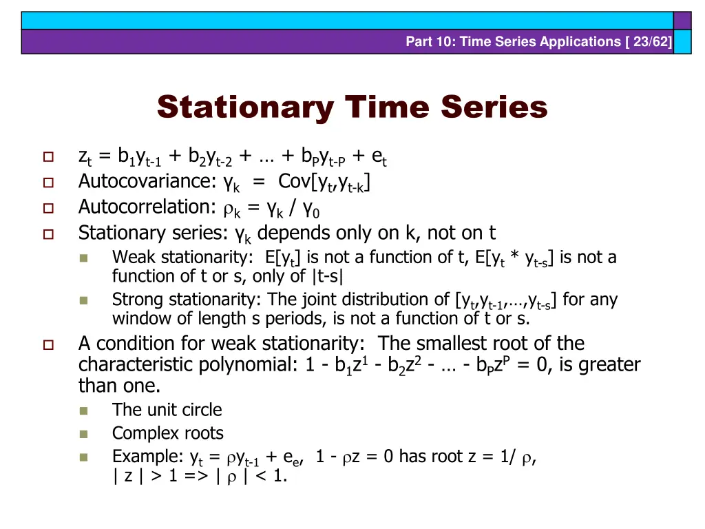 part 10 time series applications 23 62