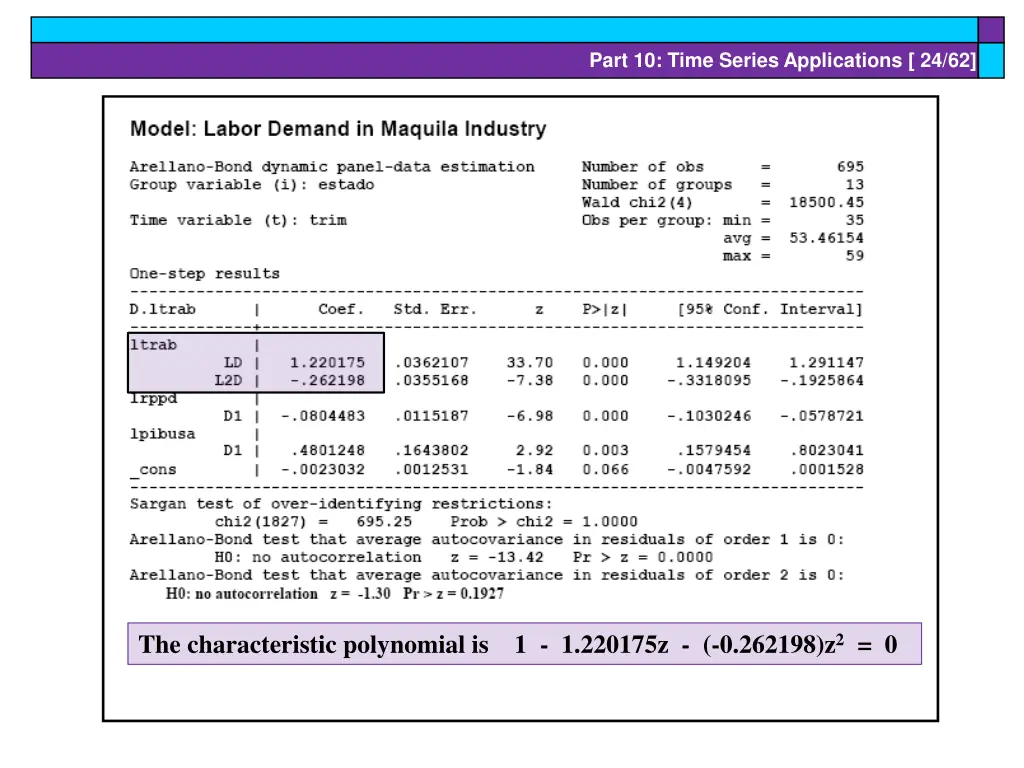 part 10 time series applications 24 62