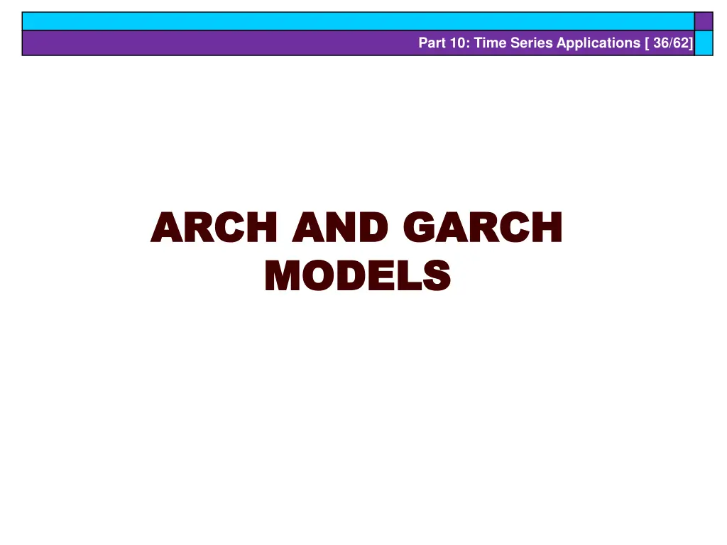 part 10 time series applications 36 62
