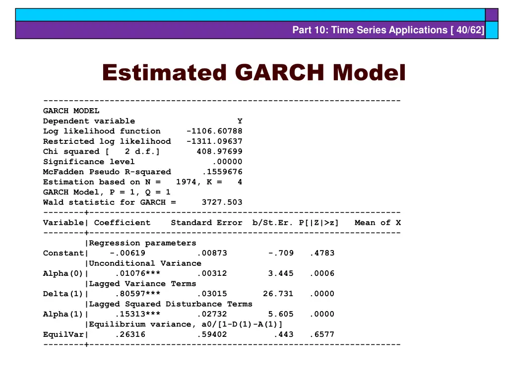 part 10 time series applications 40 62