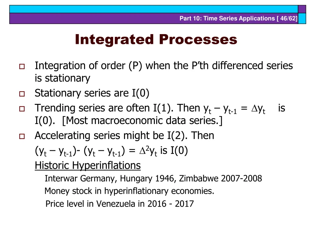 part 10 time series applications 46 62