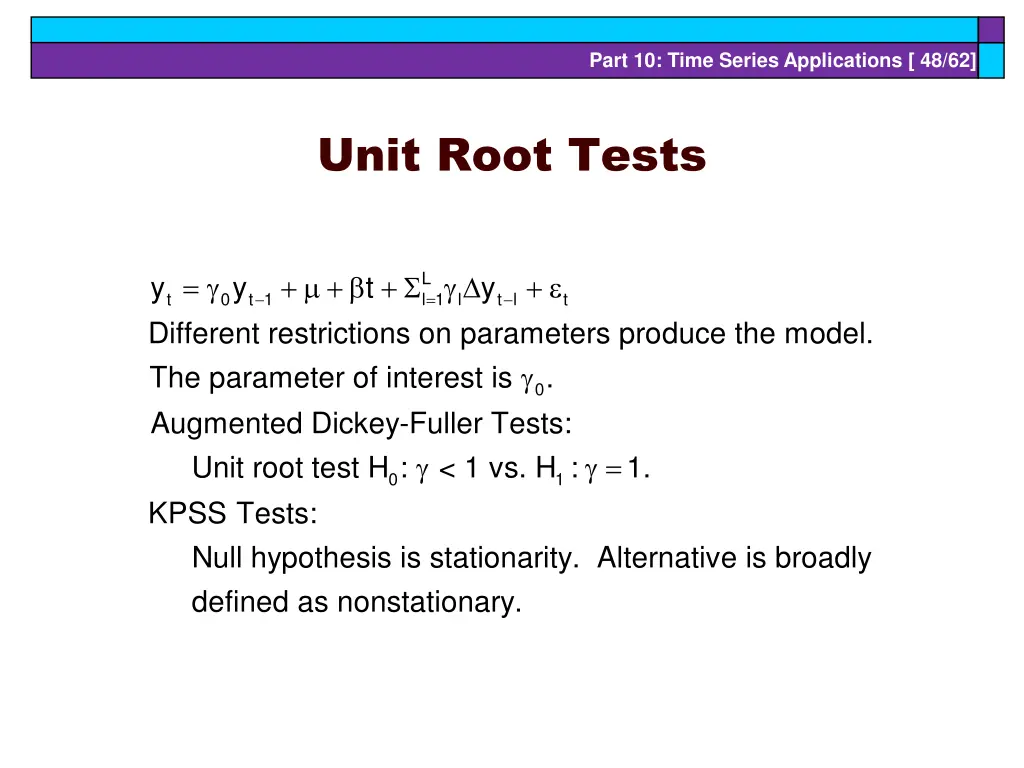 part 10 time series applications 48 62