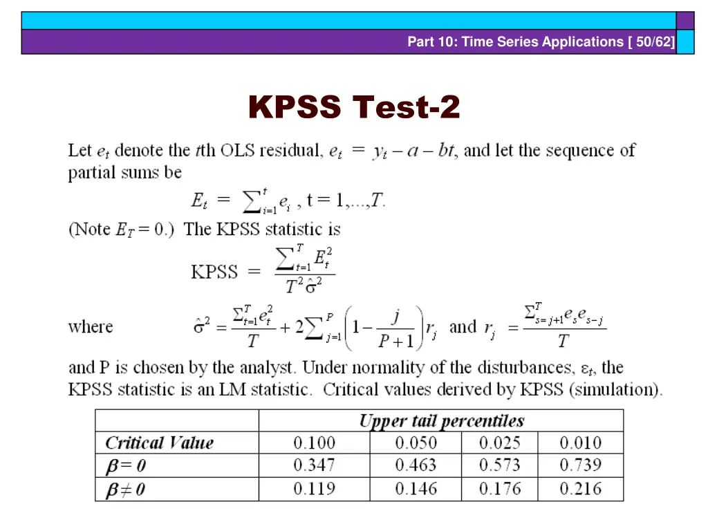 part 10 time series applications 50 62