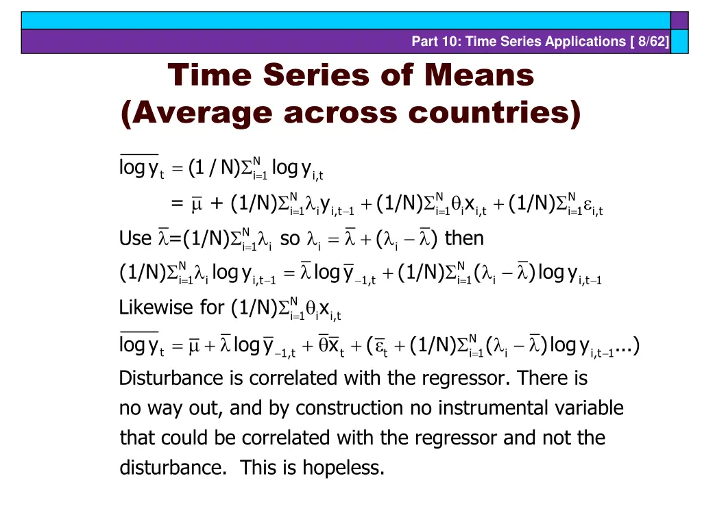 part 10 time series applications 8 62