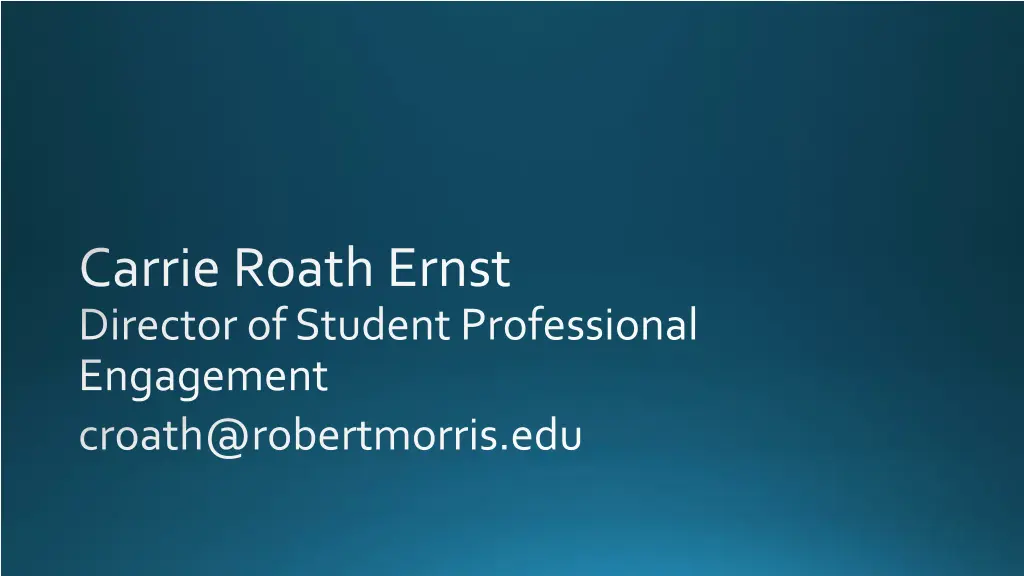 carrie roath ernst director of student