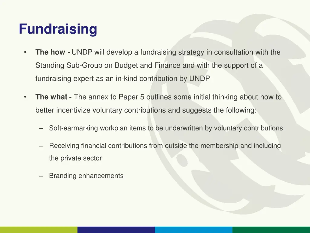 fundraising