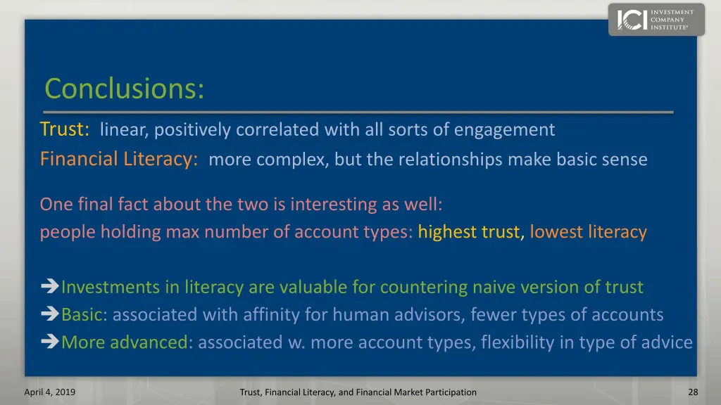 conclusions