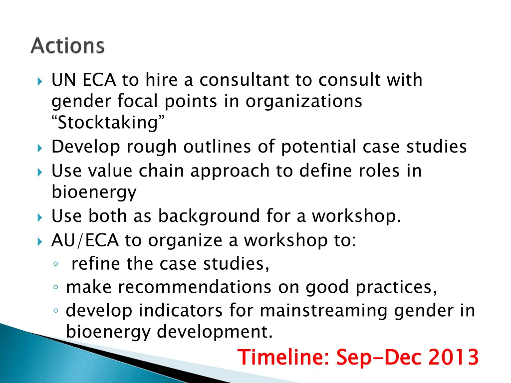 un eca to hire a consultant to consult with