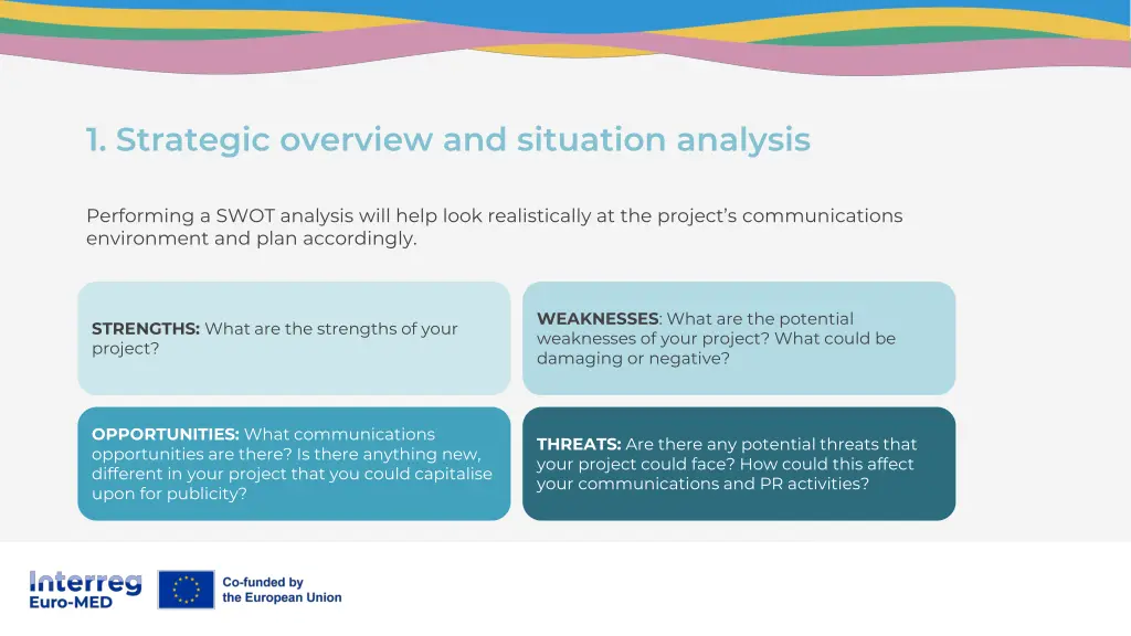 1 strategic overview and situation analysis