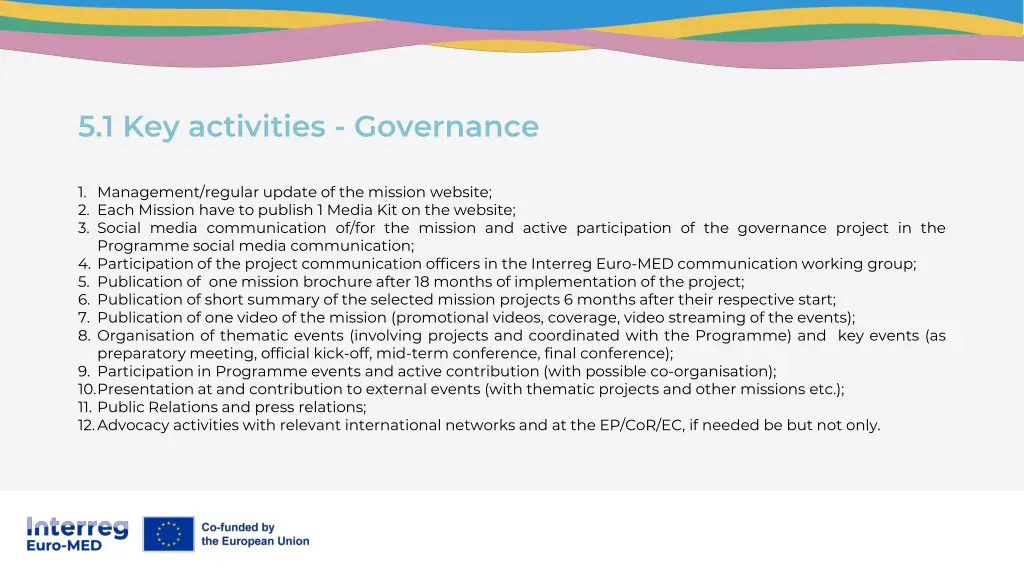 5 1 key activities governance