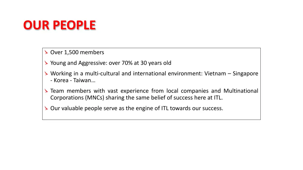 our people