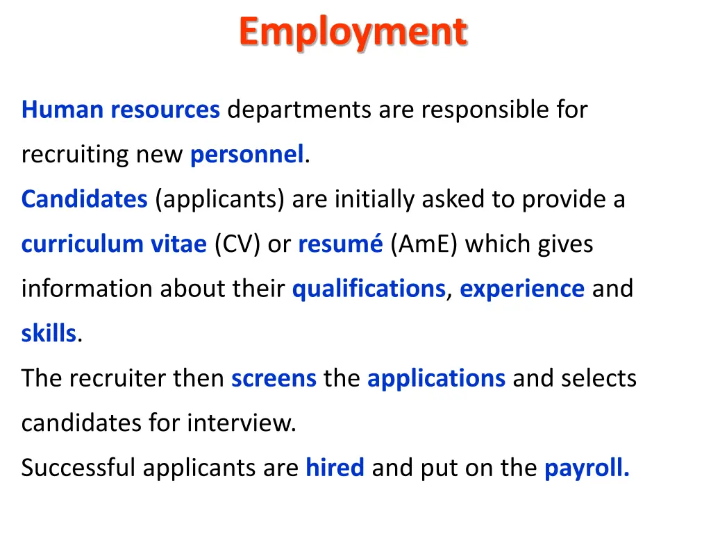 employment 2