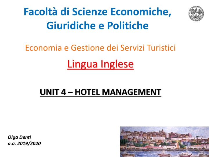 facolt di scienze economiche giuridiche