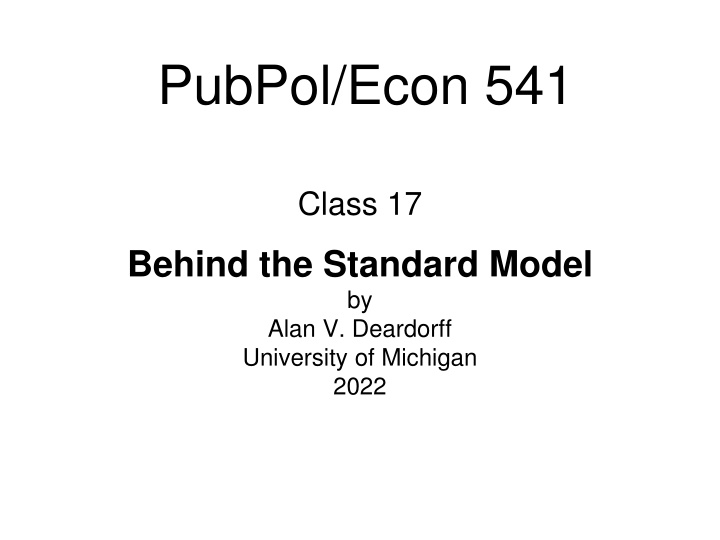 pubpol econ 541