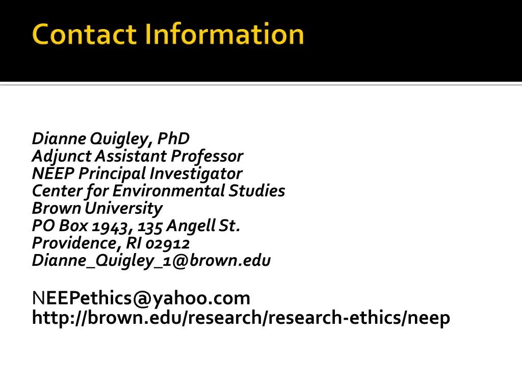 dianne quigley phd adjunct assistant professor