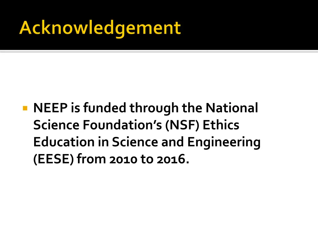 neep is funded through the national science