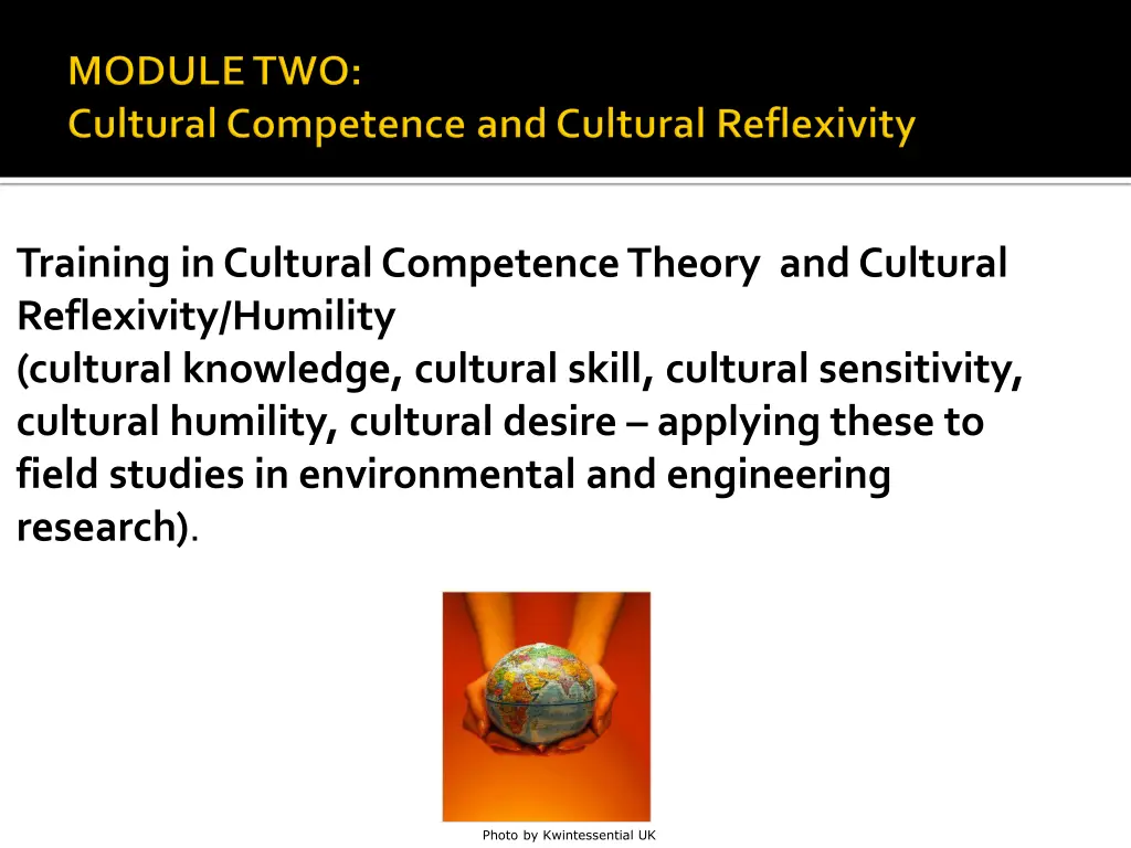 training in cultural competence theory