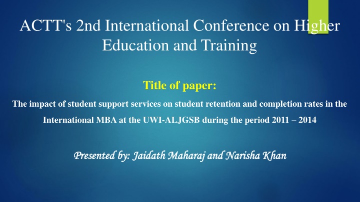 actt s 2nd international conference on higher