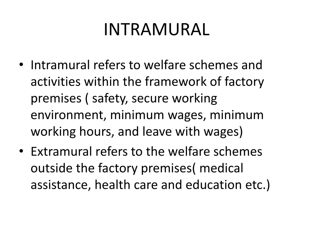 intramural