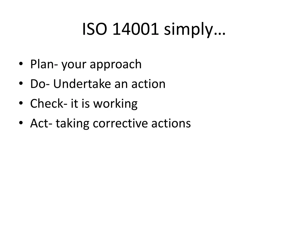 iso 14001 simply