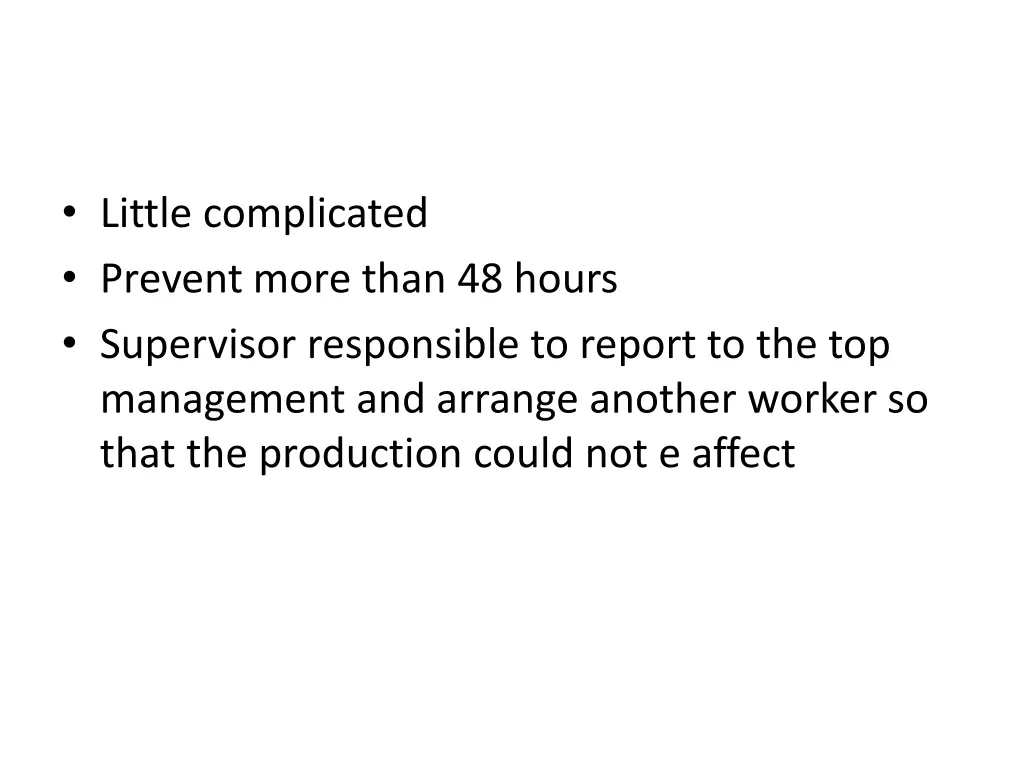little complicated prevent more than 48 hours