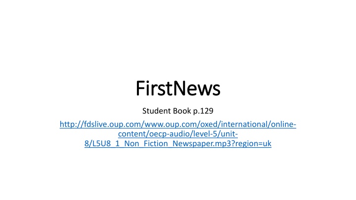 firstnews firstnews