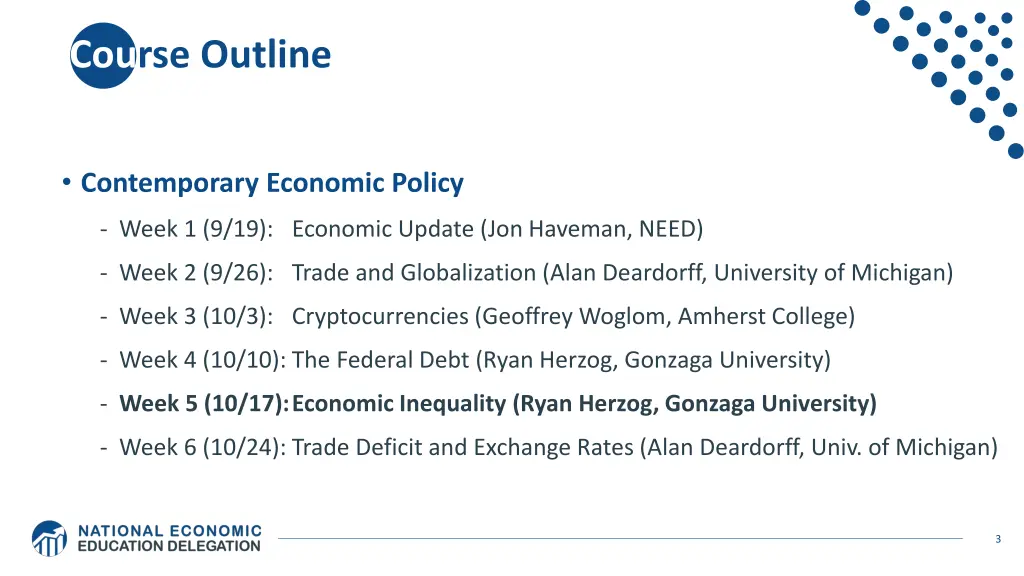course outline