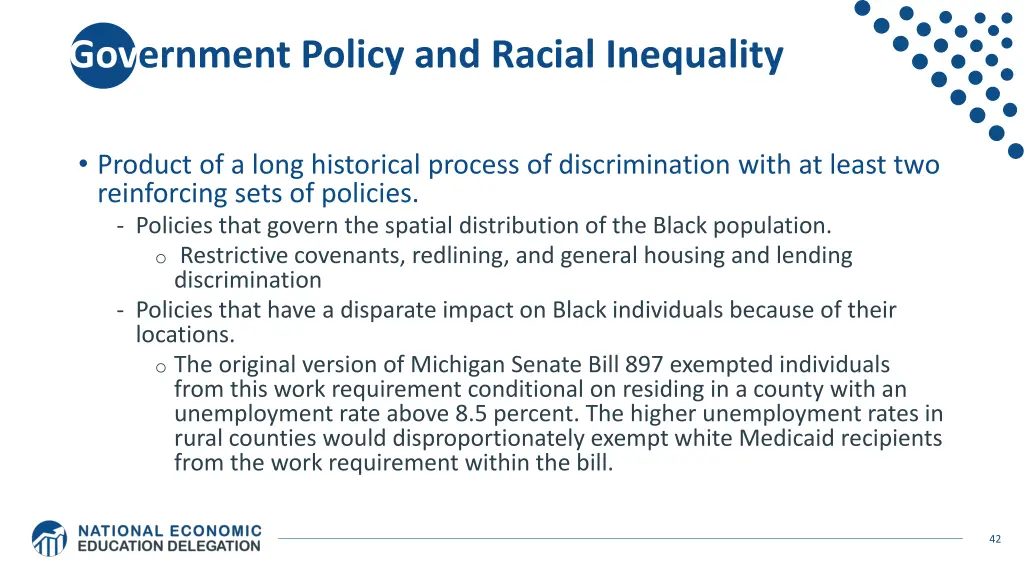 government policy and racial inequality