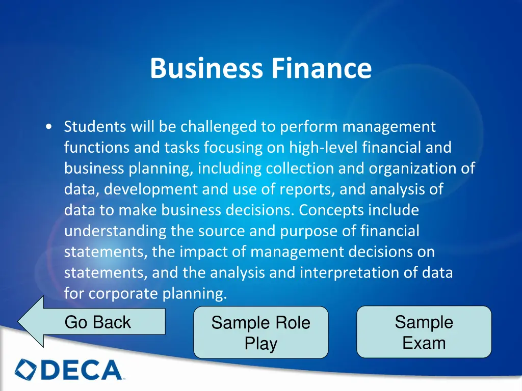 business finance