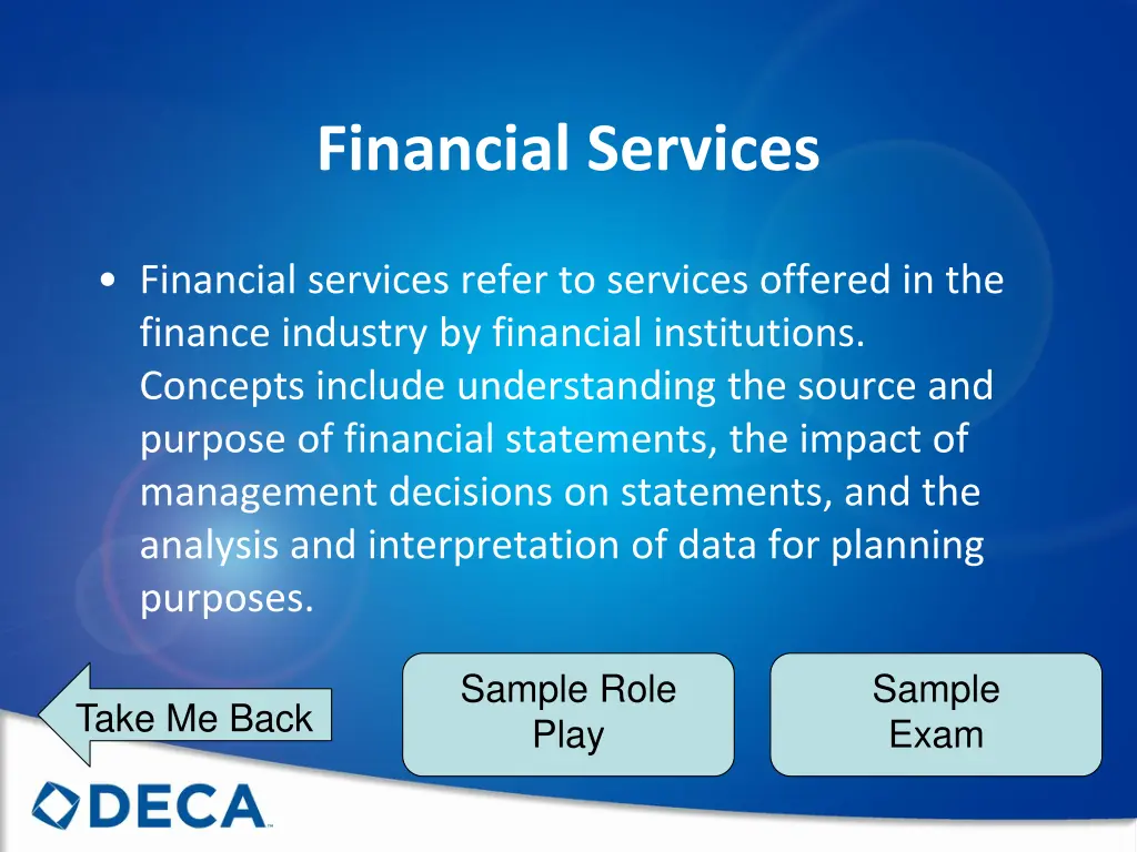 financial services
