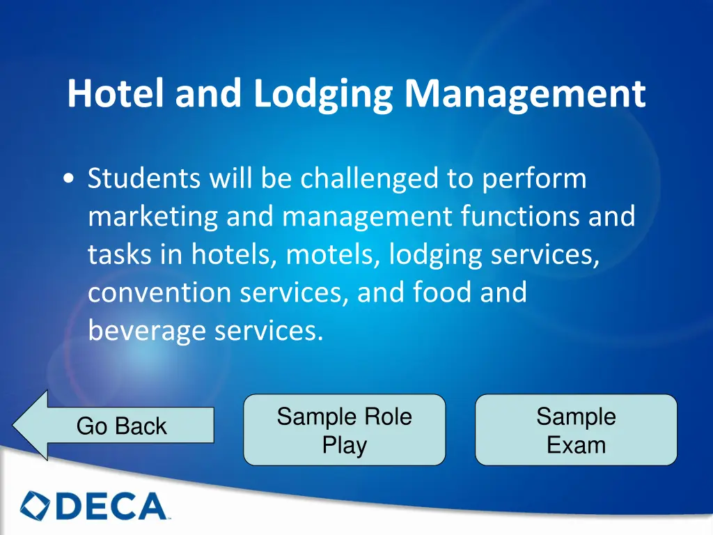 hotel and lodging management
