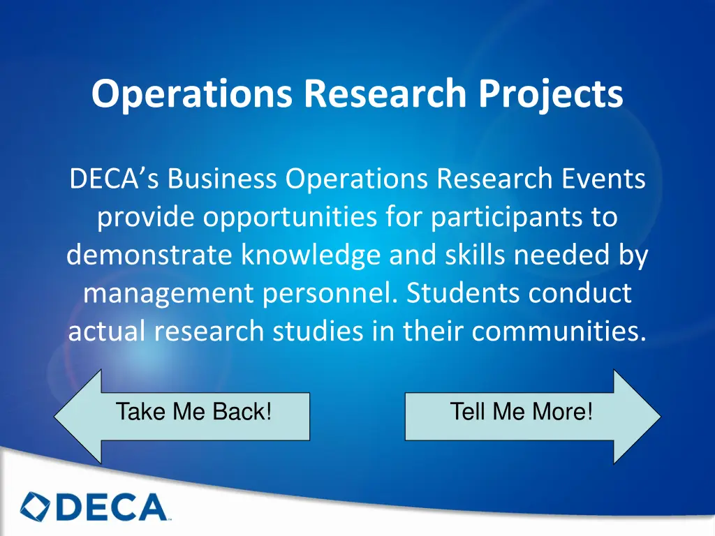 operations research projects