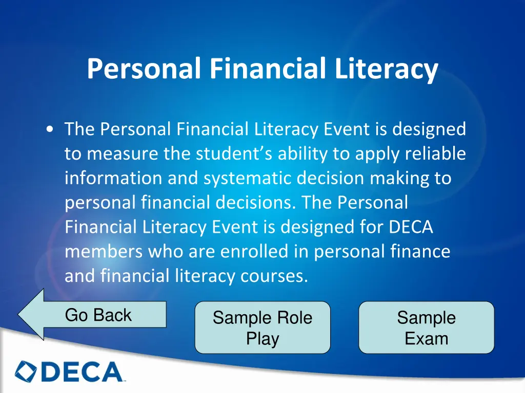 personal financial literacy